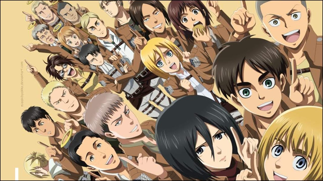 اسماء شخصيات انمي هجوم العمالقة مع الصور