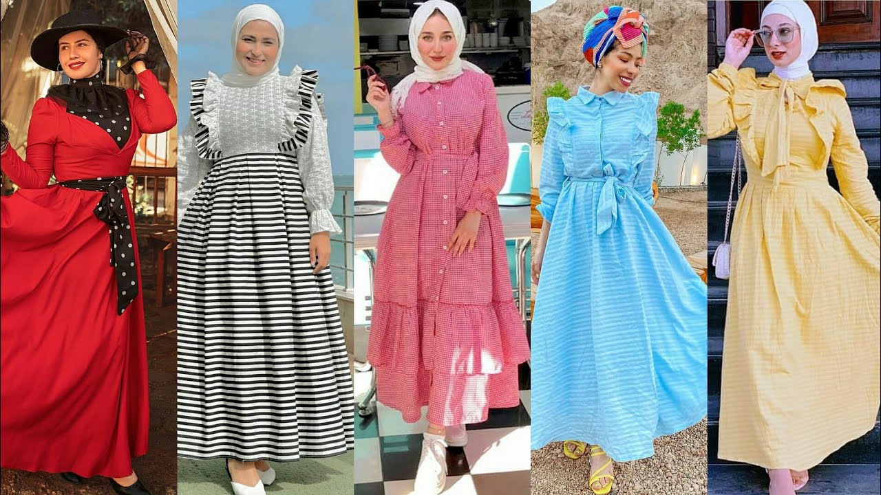 اجمل دريسات محجبات موضة 2025