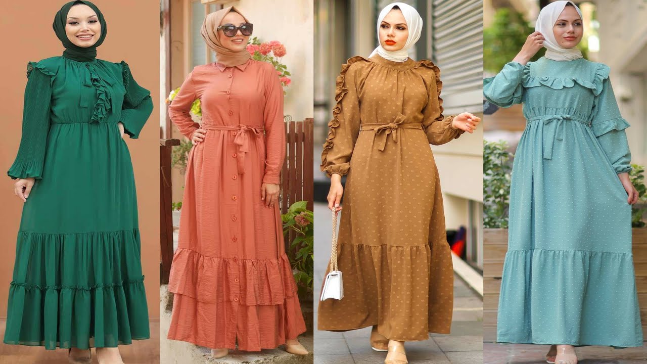 اجمل دريسات محجبات موضة 2025